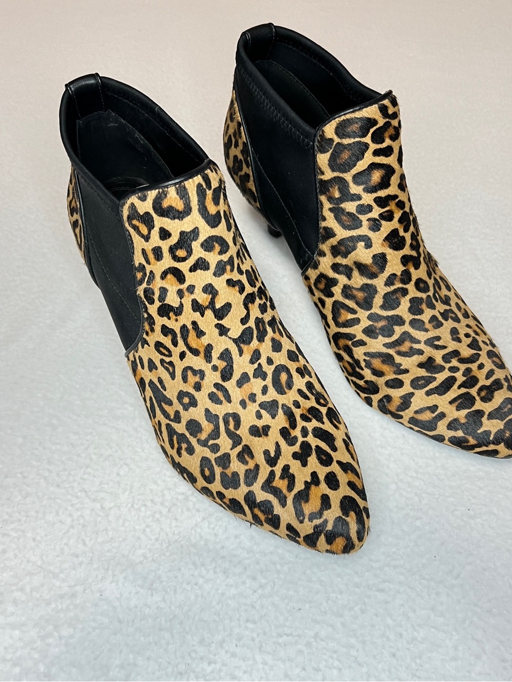 Alfani Hazzel Women's Leopard Print Stretch Step 'N Flex Ankle Bootie Calf 8 M